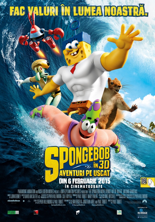 Afis SPONGEBOB: AVENTURI PE USCAT IN 3D