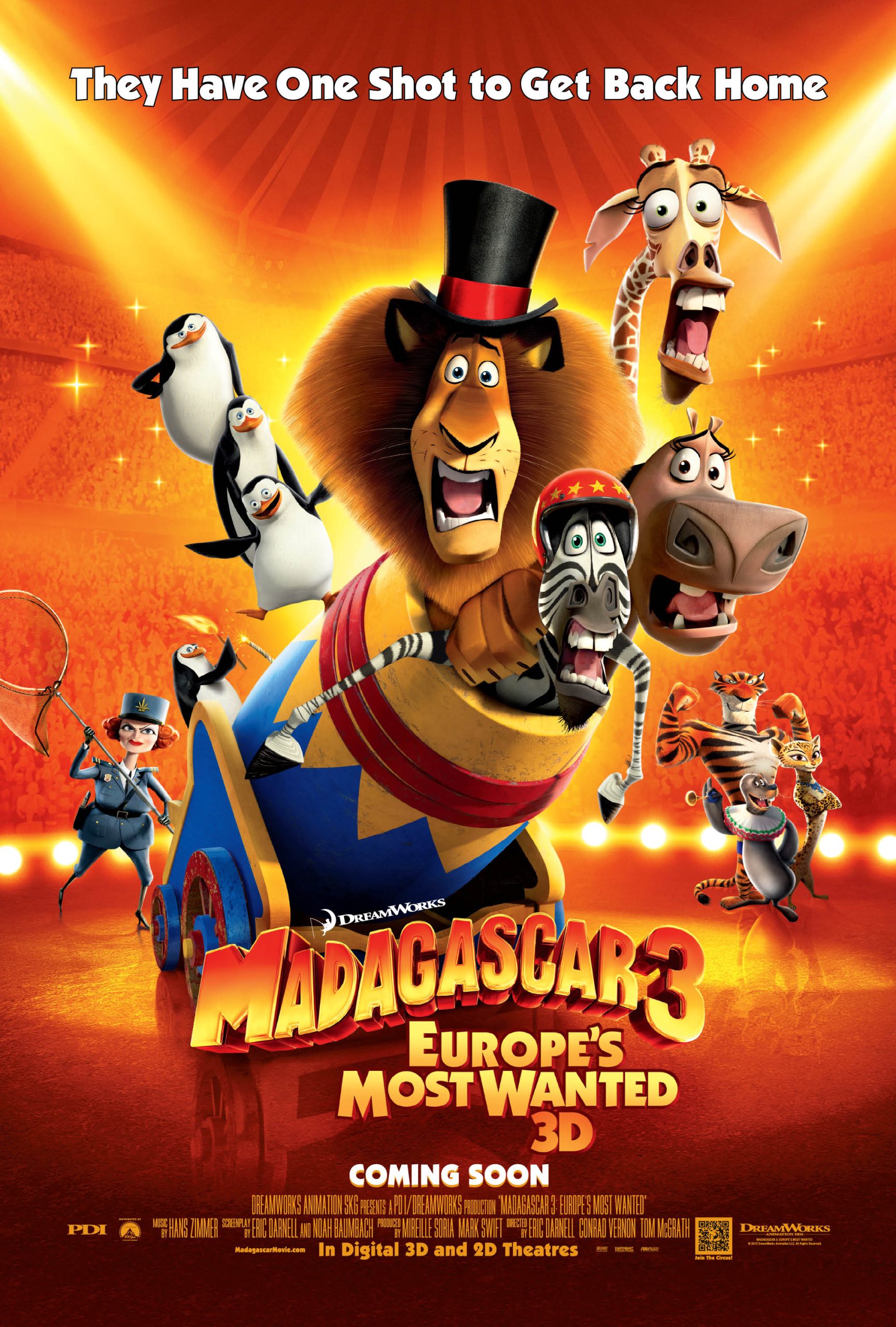 MADAGASCAR 3: FUGĂRIŢI PRIN EUROPA
