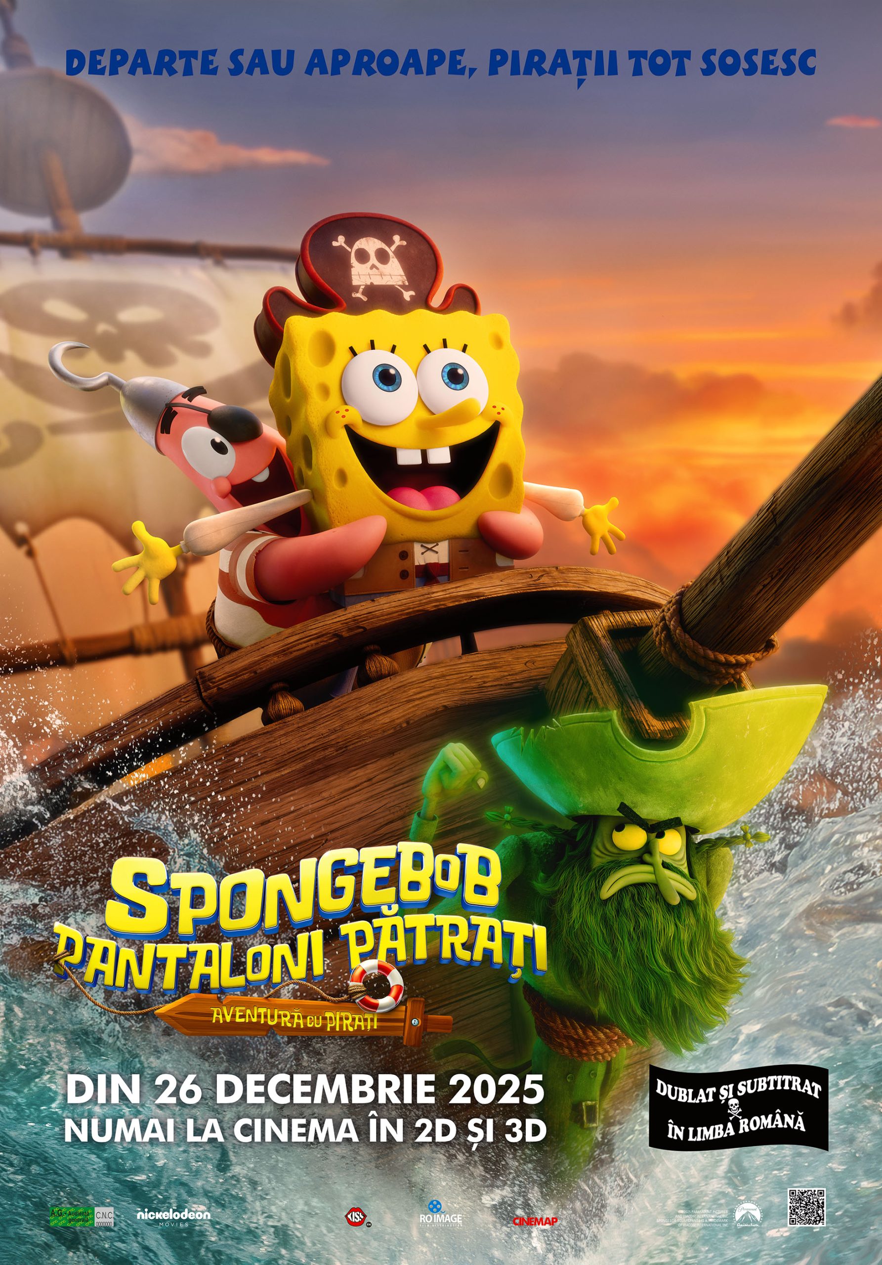 SPONGEBOB PANTALONI PĂTRAȚI: AVENTURĂ CU PIRAȚI